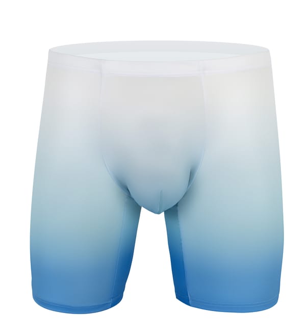 Mens Underwear Boxers Shorts Hombre Comfortable Ice Silk Panites Man U Convex Pouch Middle Long Leg Underpant Cueca Calzoncillo