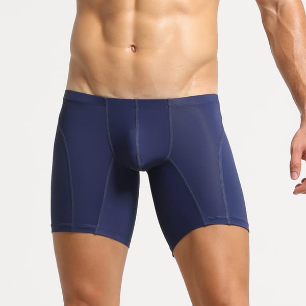 SEOBEAN-Men's sexy Low-Rise Sexy Trunk Boxer Underwear