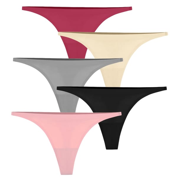 3PCS/Set Seamless Panties For Women Sexy Thongs Silky Comfort Underwear Sports Invisible G-Strings Female Pantys Lingerie