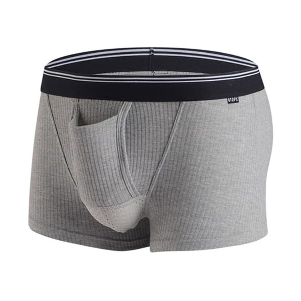 Sexy Mens Underwear Separation Physiological Boxers Shorts Breathable U Convex Pouch Boxershorts Men Underpants Trunks