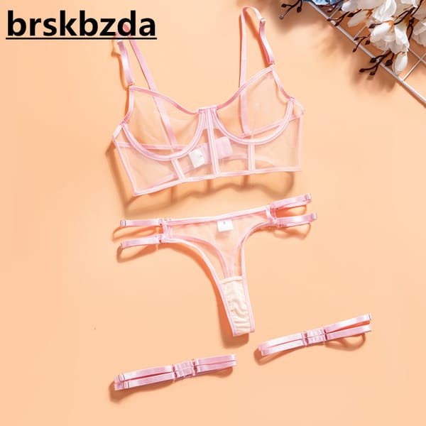Brskbzda Super Sexy Lingerie Fetish Naked Women Without Censorship Underwear That Can See Intimate Sexy Nude Transparent Bra Set