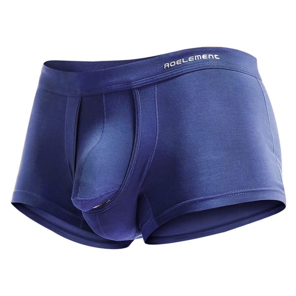 Men's Boxers Shorts Modal Underwear Man Solid Panties Breathable Bullet Separation JJ Penis Pouch Underpants Cueca Calzoncillo