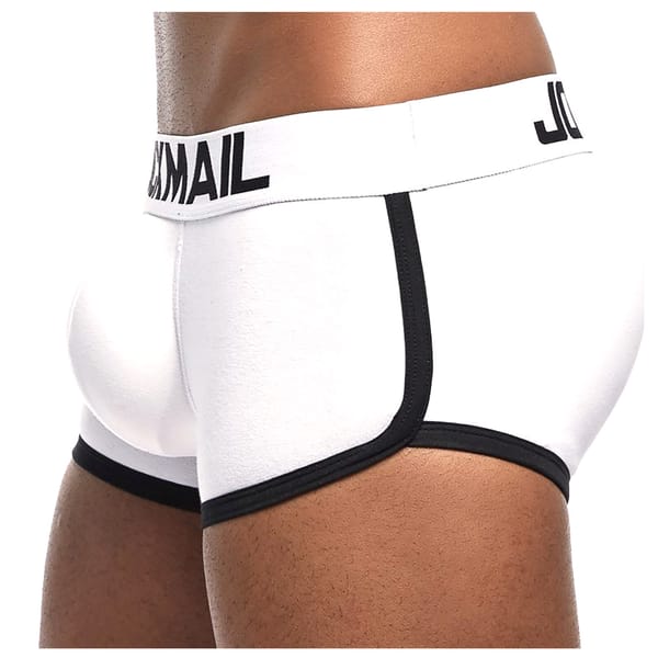 JOCKMAIL Fashion Dynamic Boxer Briefs Casual Home Men's Underwear Low Waist Breathable Sports Male Underpants Beach Shorts